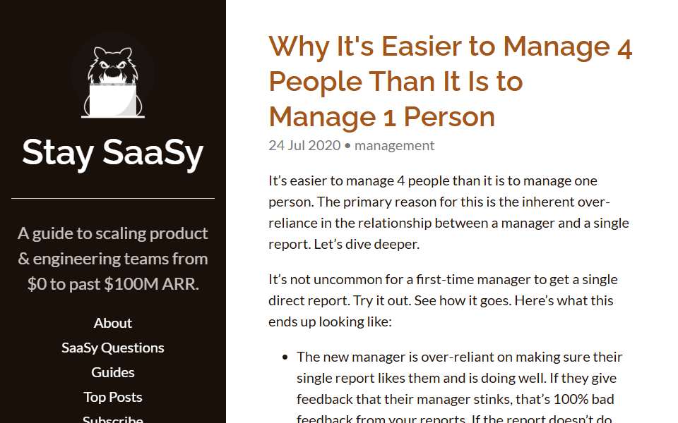 Screenshot of staysaasy.com captured 2026-07-20
