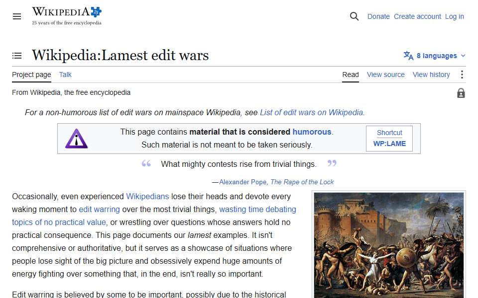Screenshot of en.wikipedia.org captured 2026-07-20