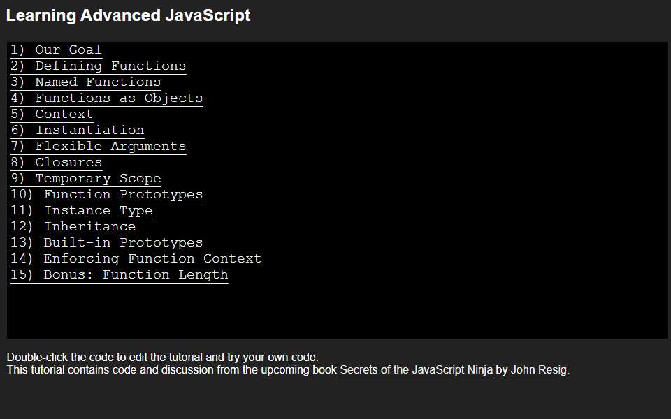 Screenshot of ejohn.org captured 2026-07-20