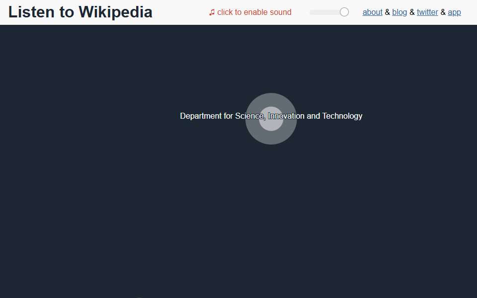 Screenshot of listen.hatnote.com captured 2026-07-20