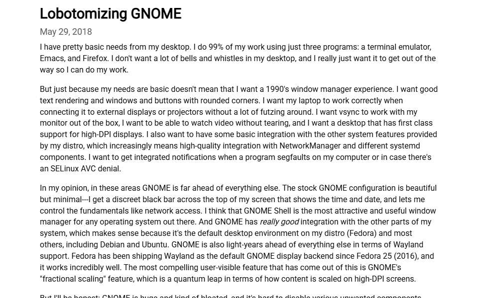 Screenshot of eklitzke.org captured 2026-07-20