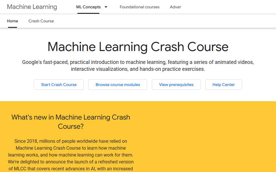 Screenshot of developers.google.com captured 2026-07-20