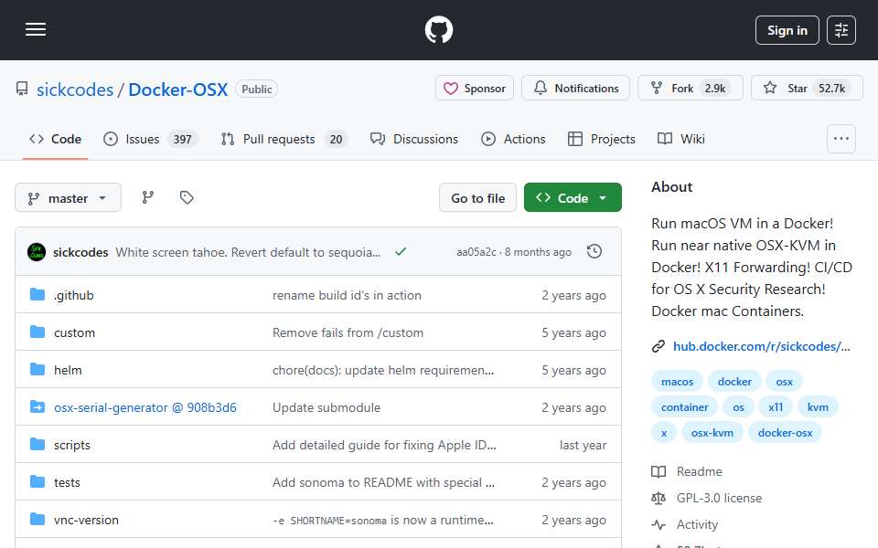 Screenshot of github.com captured 2026-07-20