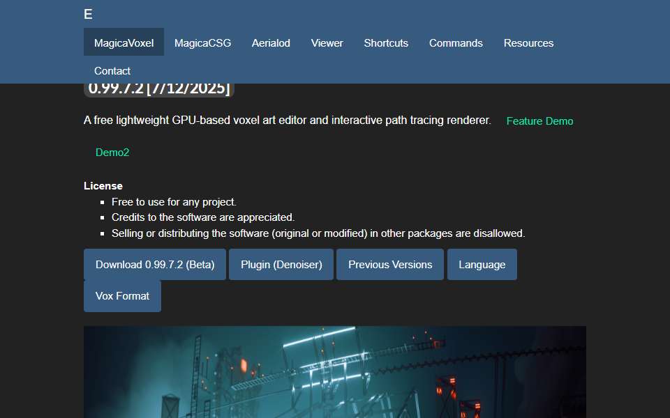 Screenshot of ephtracy.github.io captured 2026-07-20