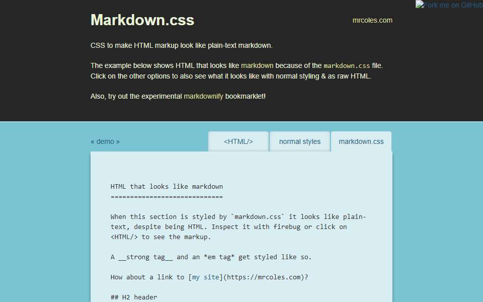 Screenshot of mrcoles.com captured 2026-07-20