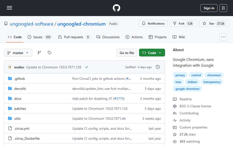 Screenshot of github.com captured 2026-07-20