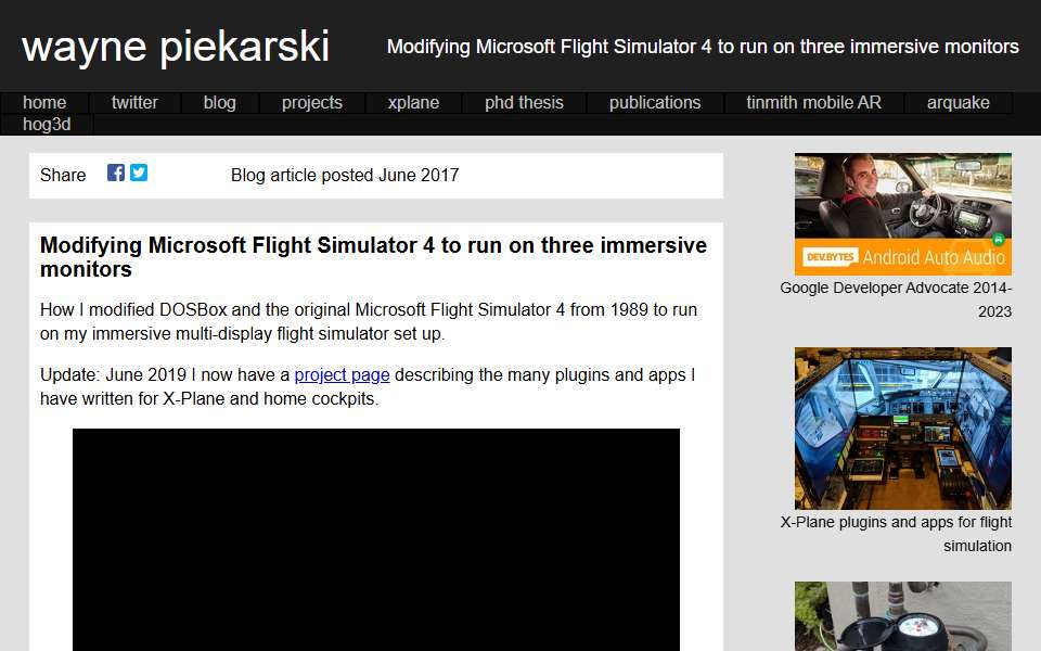 Screenshot of www.tinmith.net captured 2026-07-20