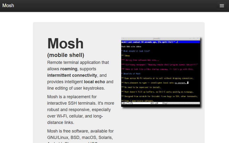 Screenshot of mosh.mit.edu captured 2026-07-20