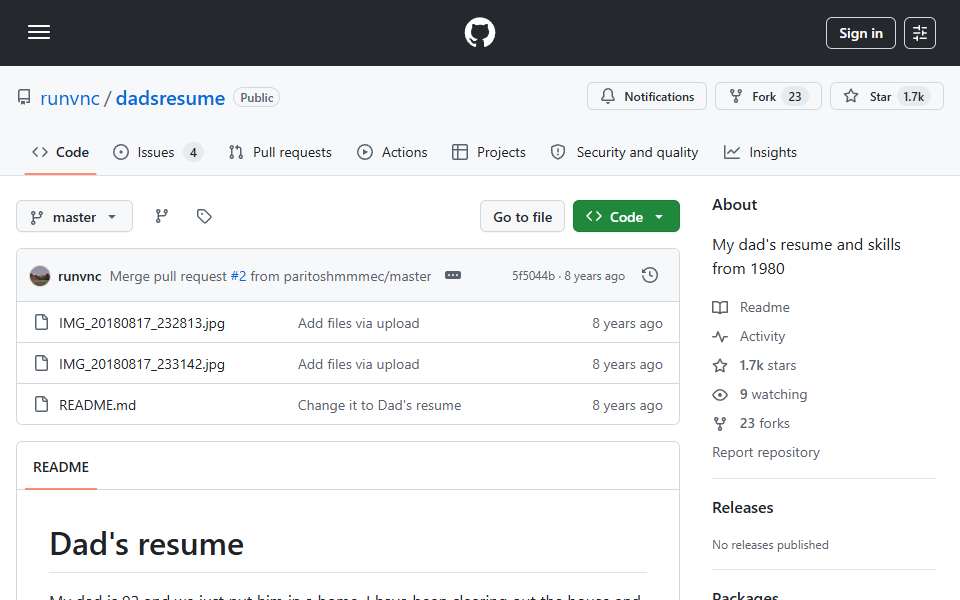 Screenshot of github.com captured 2026-07-20