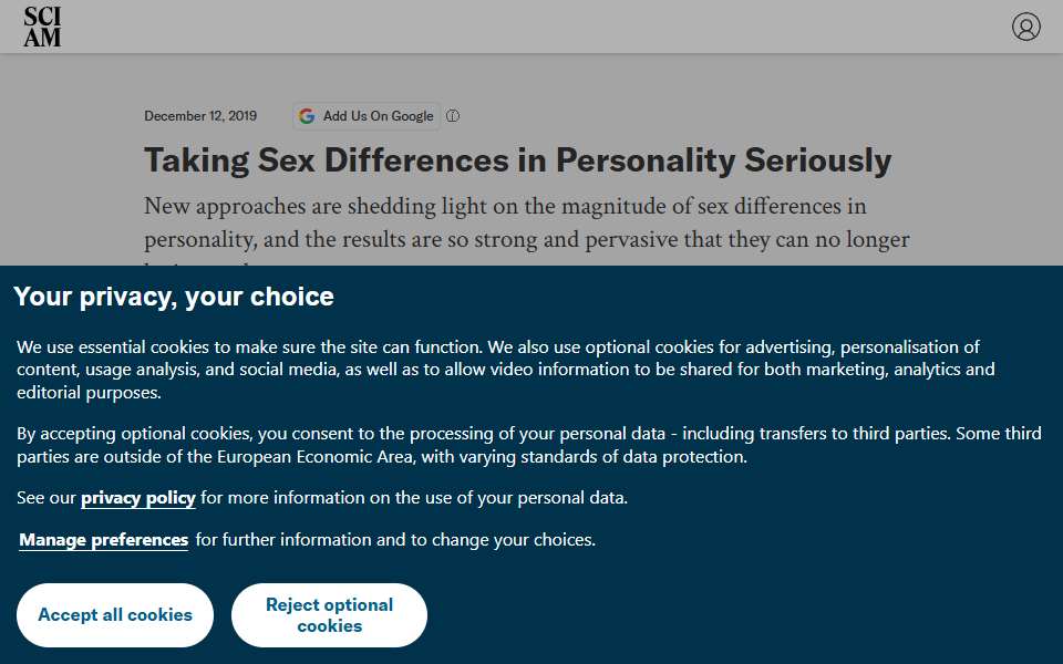 Screenshot of blogs.scientificamerican.com captured 2026-07-20