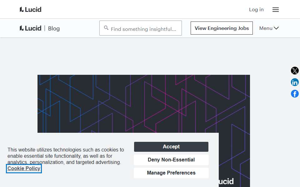 Screenshot of www.lucidchart.com captured 2026-07-20