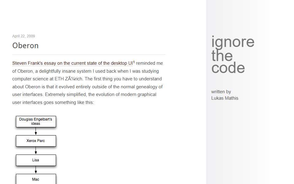 Screenshot of ignorethecode.net captured 2026-07-20