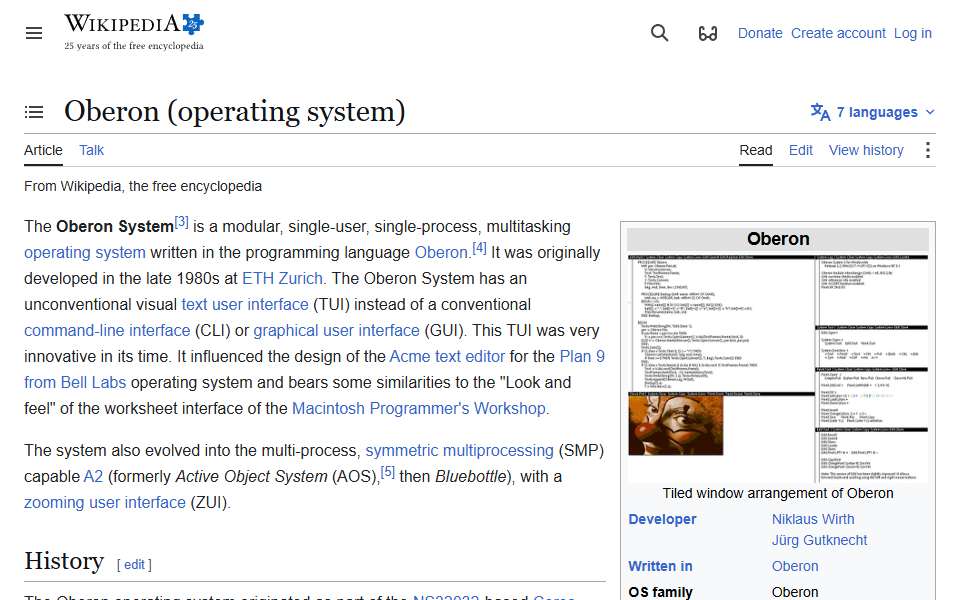 Screenshot of en.wikipedia.org captured 2026-07-20