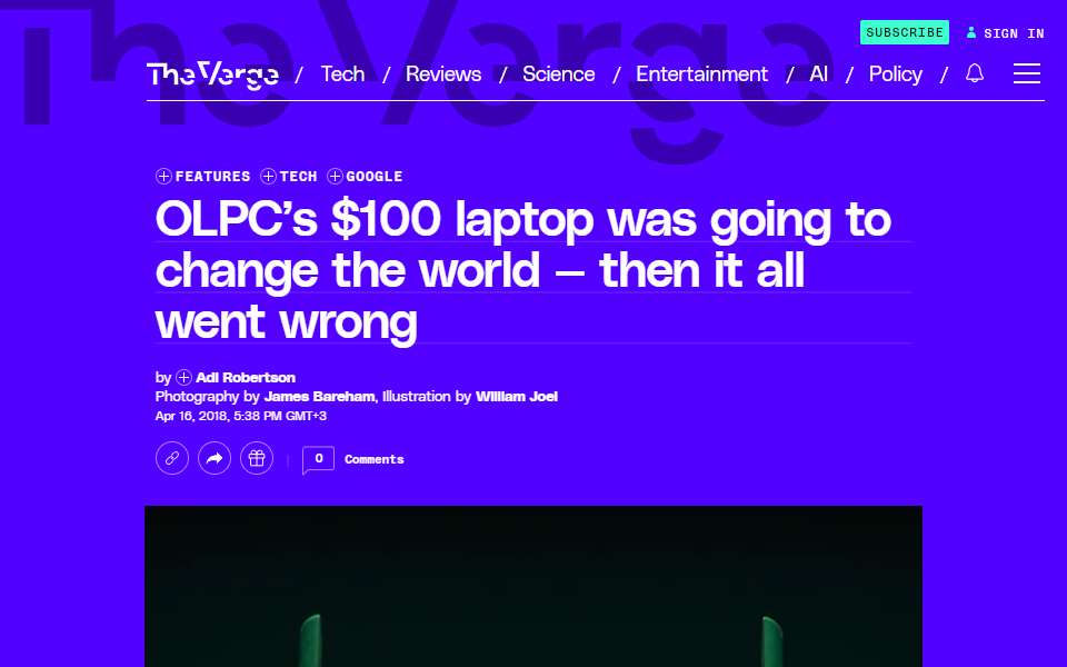 Screenshot of www.theverge.com captured 2026-07-20