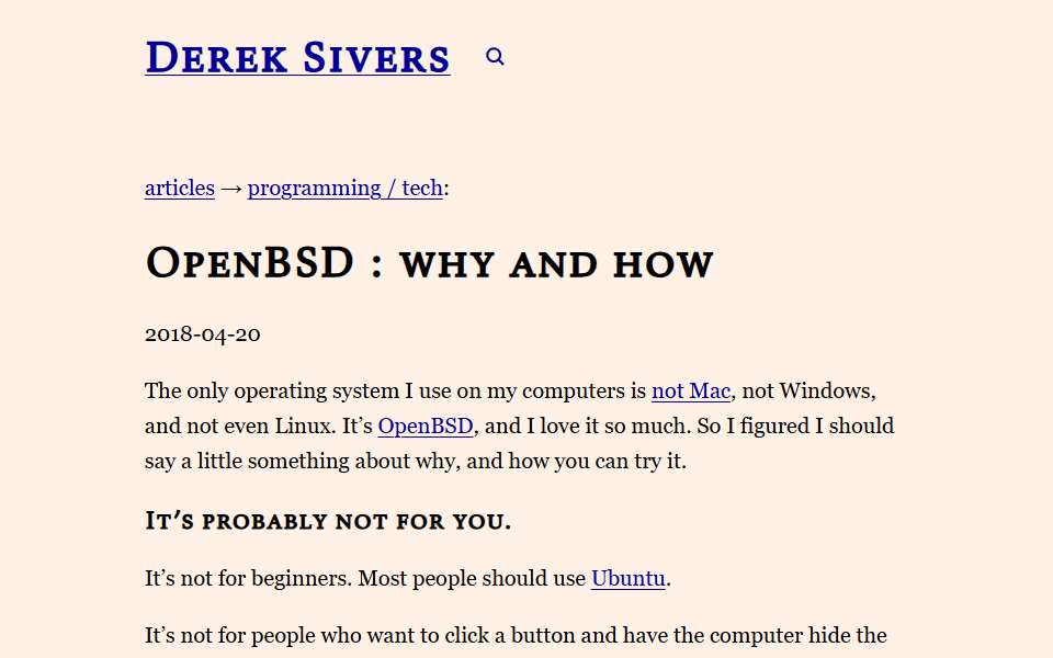 Screenshot of sivers.org captured 2026-07-20
