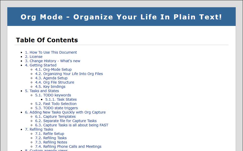 Screenshot of doc.norang.ca captured 2026-07-20