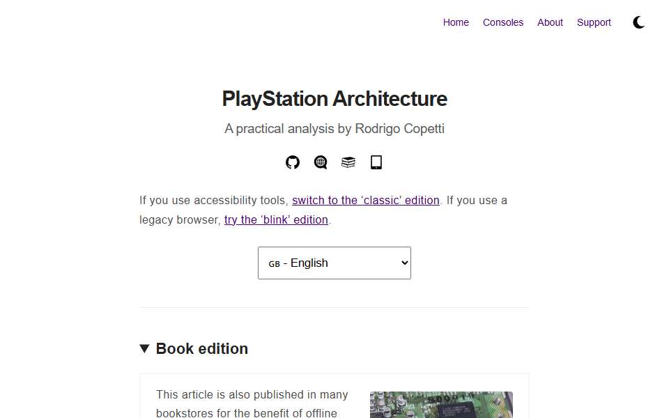 Screenshot of www.copetti.org captured 2026-07-20