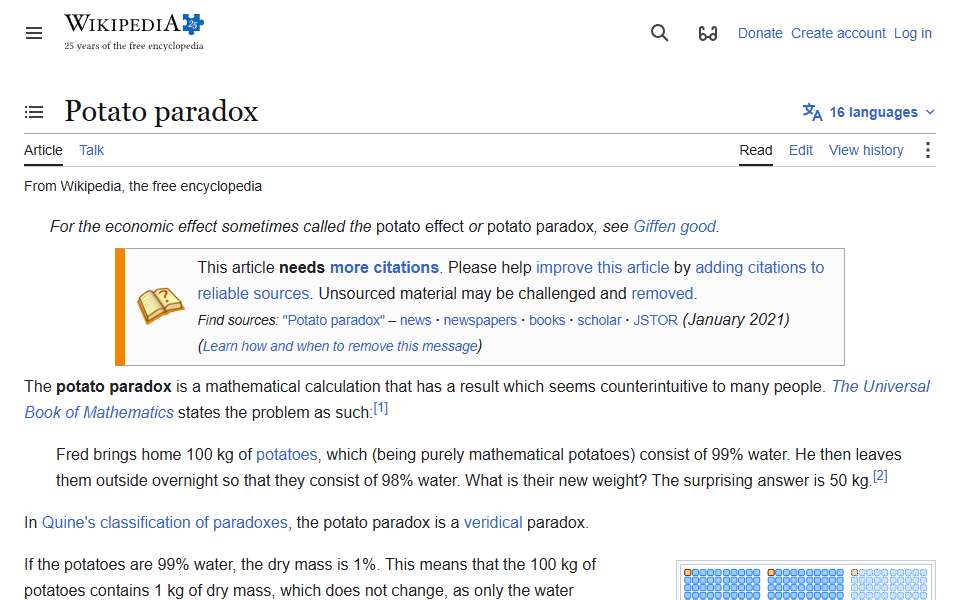 Screenshot of en.wikipedia.org captured 2026-07-20