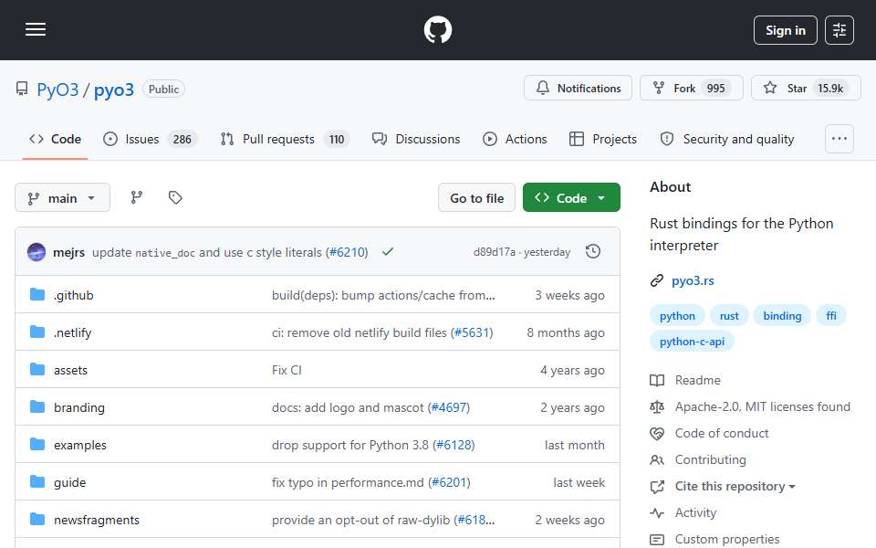 Screenshot of github.com captured 2026-07-20