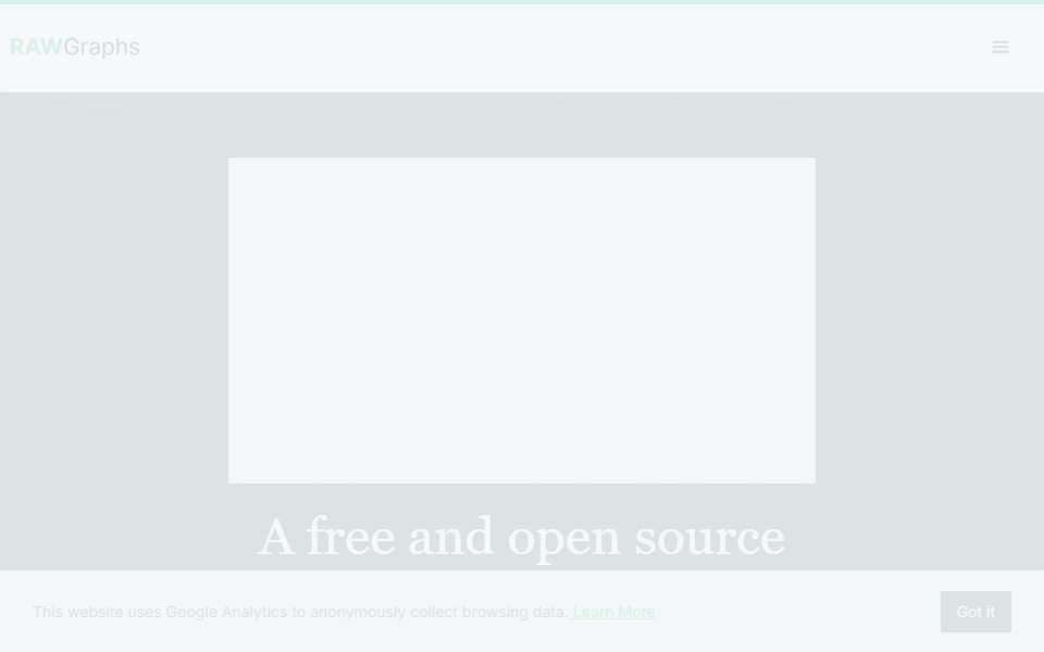 Screenshot of rawgraphs.io captured 2026-07-20