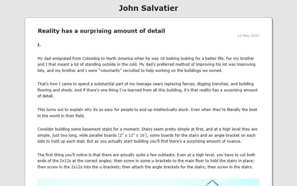 Screenshot of johnsalvatier.org captured 2026-07-20