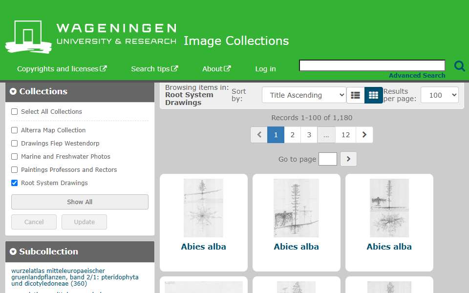 Screenshot of images.wur.nl captured 2026-07-20
