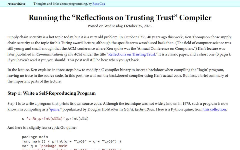 Screenshot of research.swtch.com captured 2026-07-20