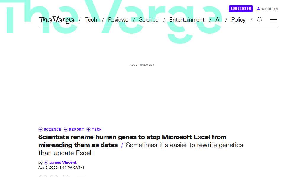 Screenshot of www.theverge.com captured 2026-07-20