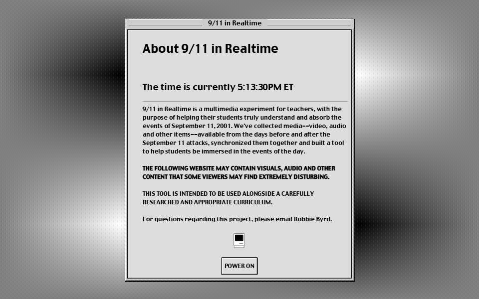 Screenshot of 911realtime.org captured 2026-07-20