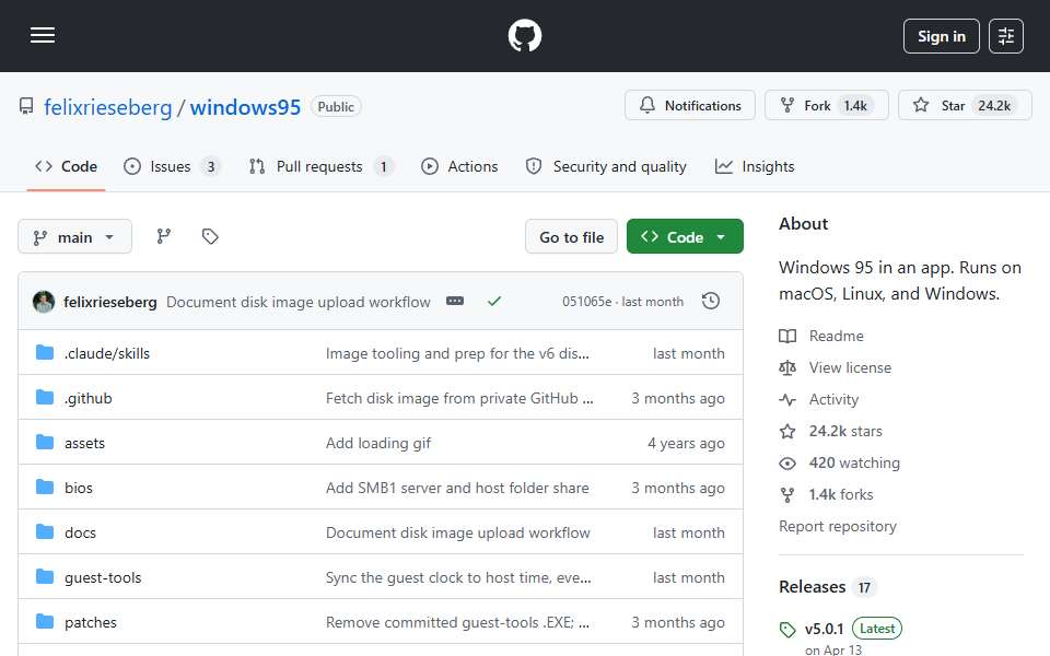 Screenshot of github.com captured 2026-07-20