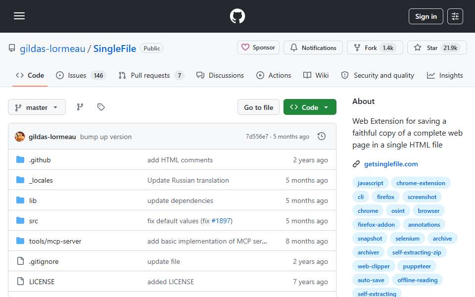 Screenshot of github.com captured 2026-07-20
