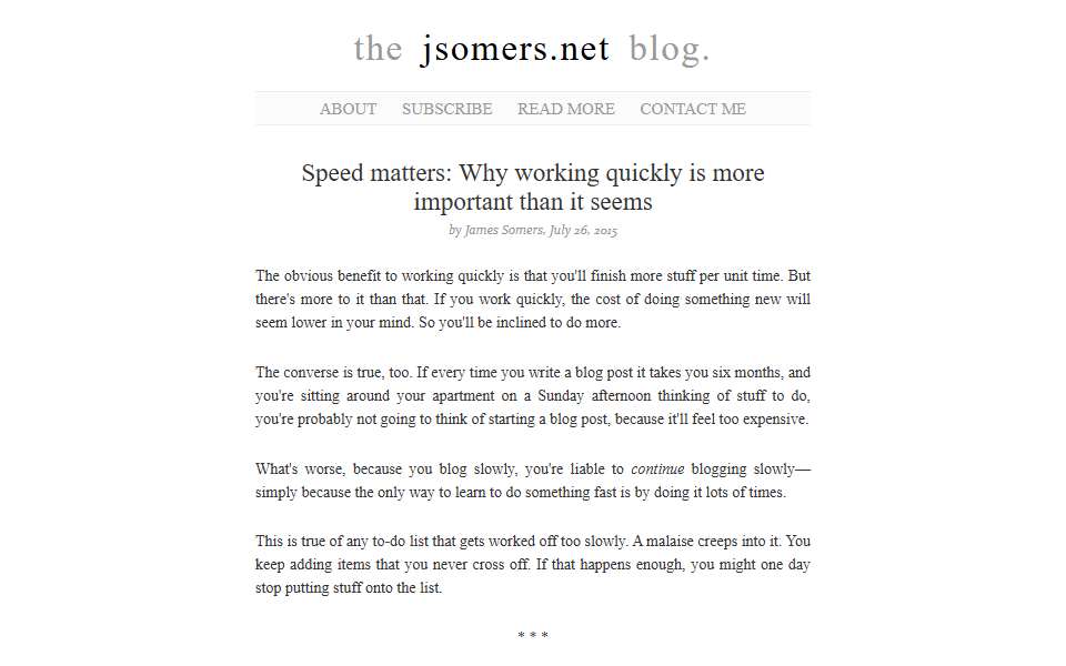 Screenshot of jsomers.net captured 2026-07-20