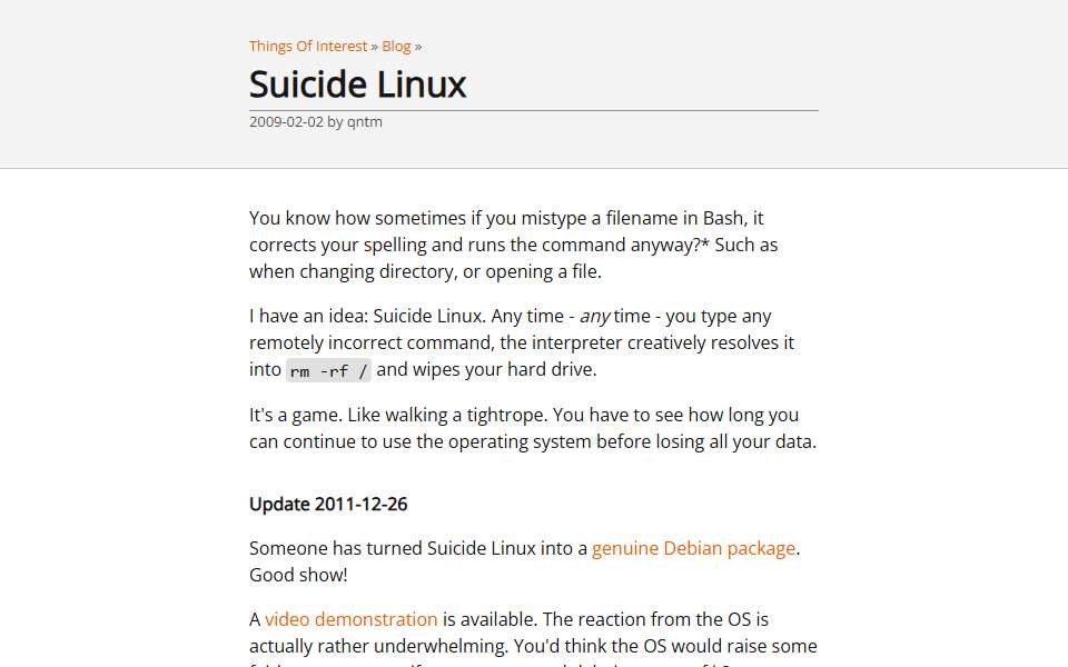 Screenshot of qntm.org captured 2026-07-20