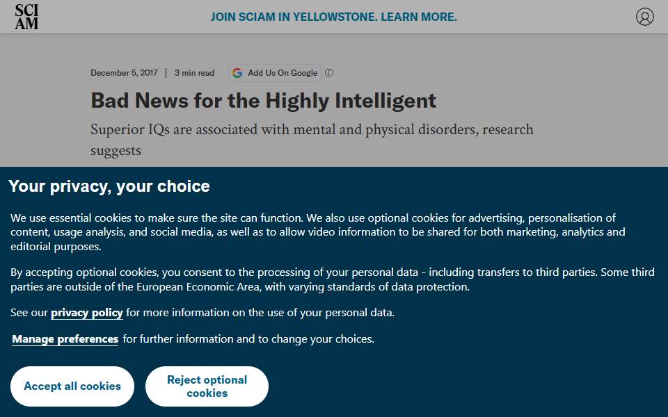 Screenshot of www.scientificamerican.com captured 2026-07-20