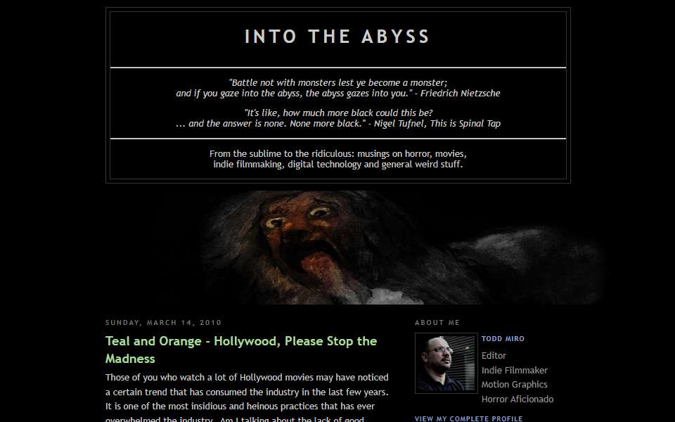 Screenshot of theabyssgazes.blogspot.com captured 2026-07-20