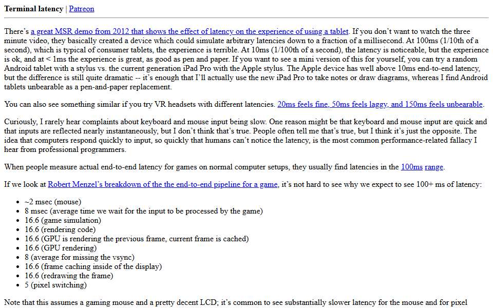 Screenshot of danluu.com captured 2026-07-20