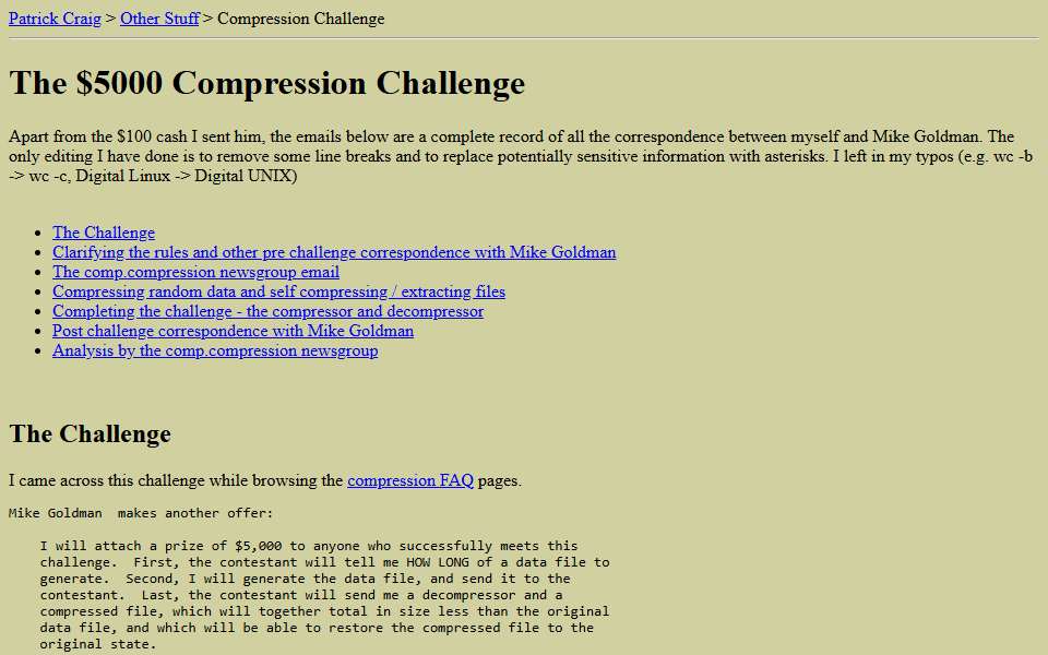 Screenshot of www.patrickcraig.co.uk captured 2026-07-20