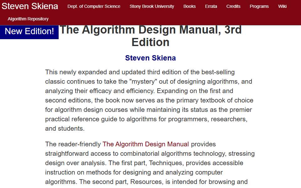 Screenshot of www.algorist.com captured 2026-07-20