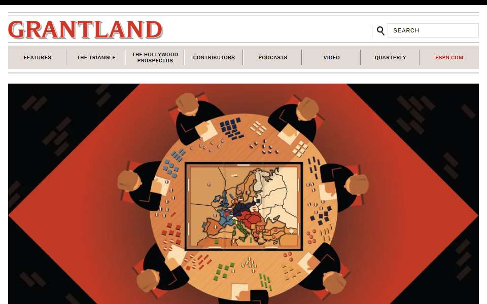 Screenshot of grantland.com captured 2026-07-20