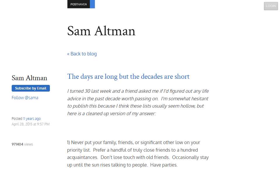 Screenshot of blog.samaltman.com captured 2026-07-20