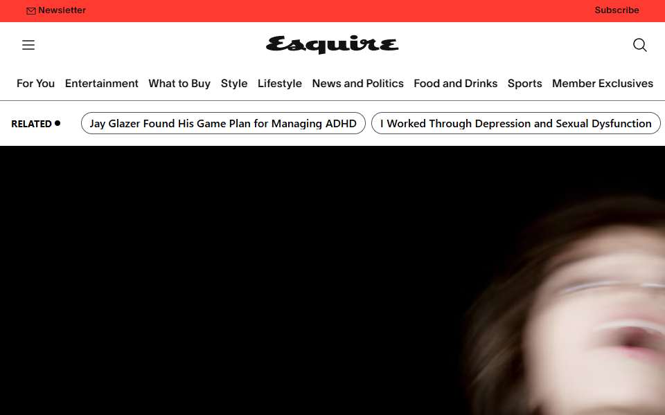 Screenshot of www.esquire.com captured 2026-07-20