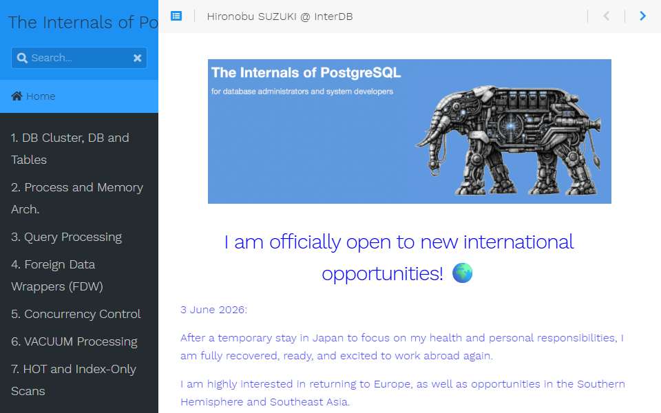 Screenshot of www.interdb.jp captured 2026-07-20