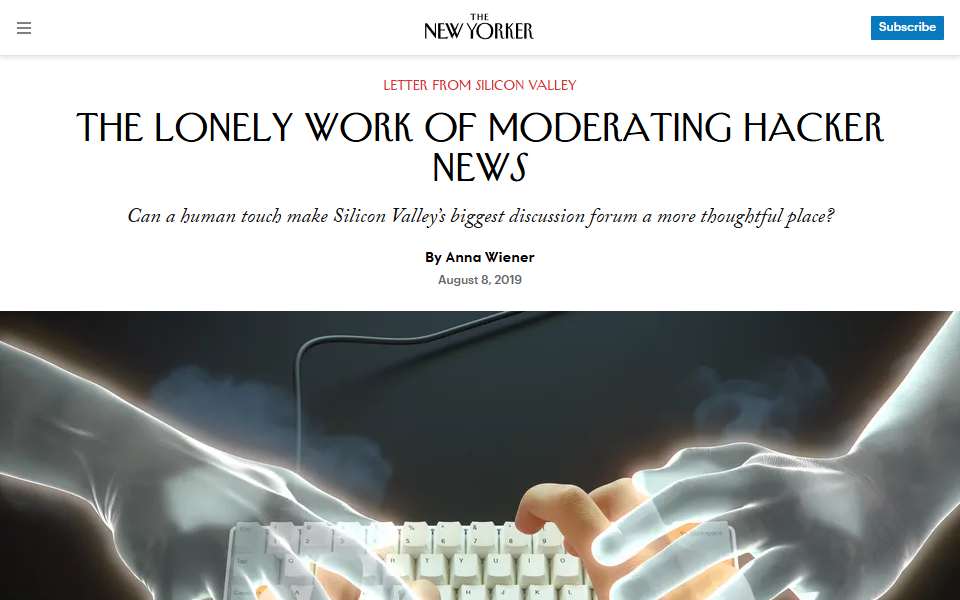 Screenshot of www.newyorker.com captured 2026-07-20