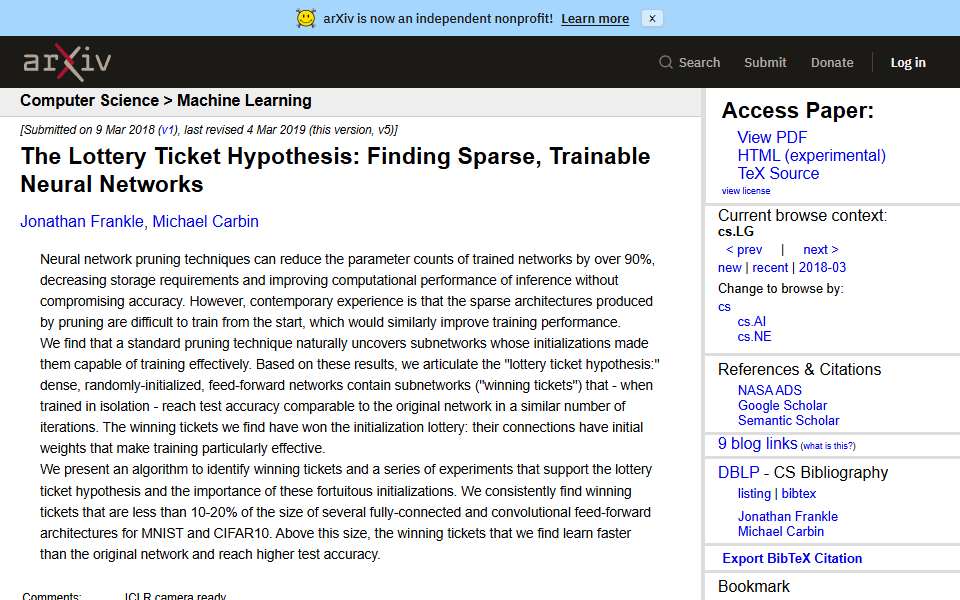 Screenshot of arxiv.org captured 2026-07-20