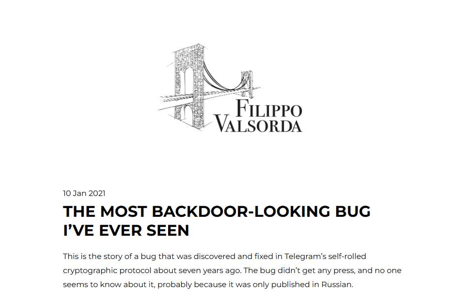 Screenshot of words.filippo.io captured 2026-07-20