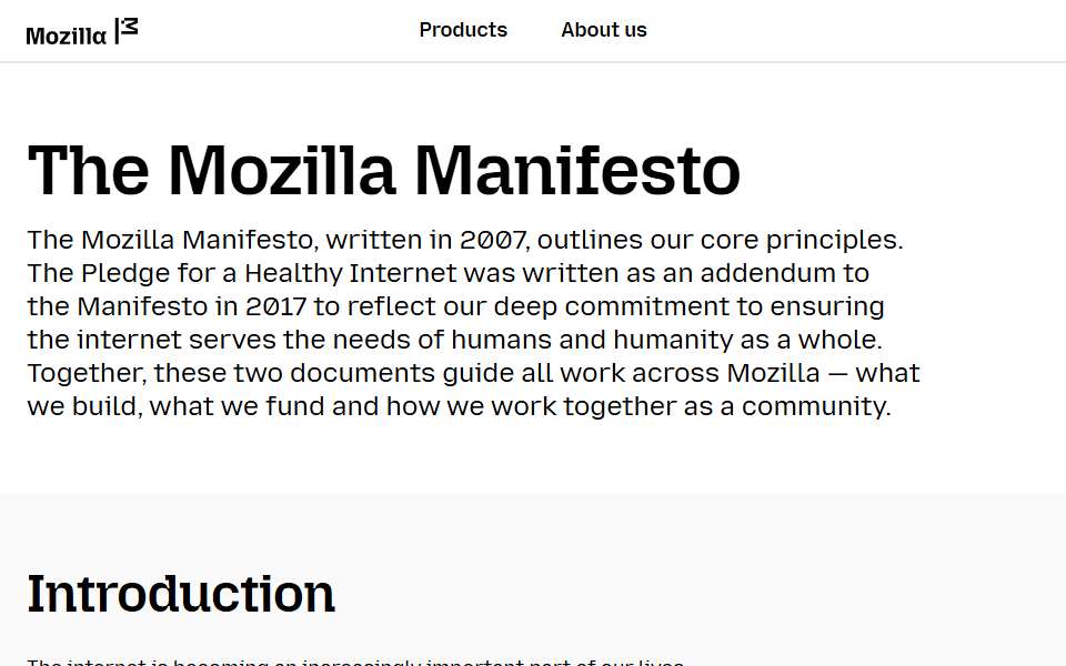 Screenshot of www.mozilla.org captured 2026-07-20