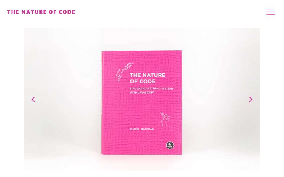 Screenshot of natureofcode.com captured 2026-07-20