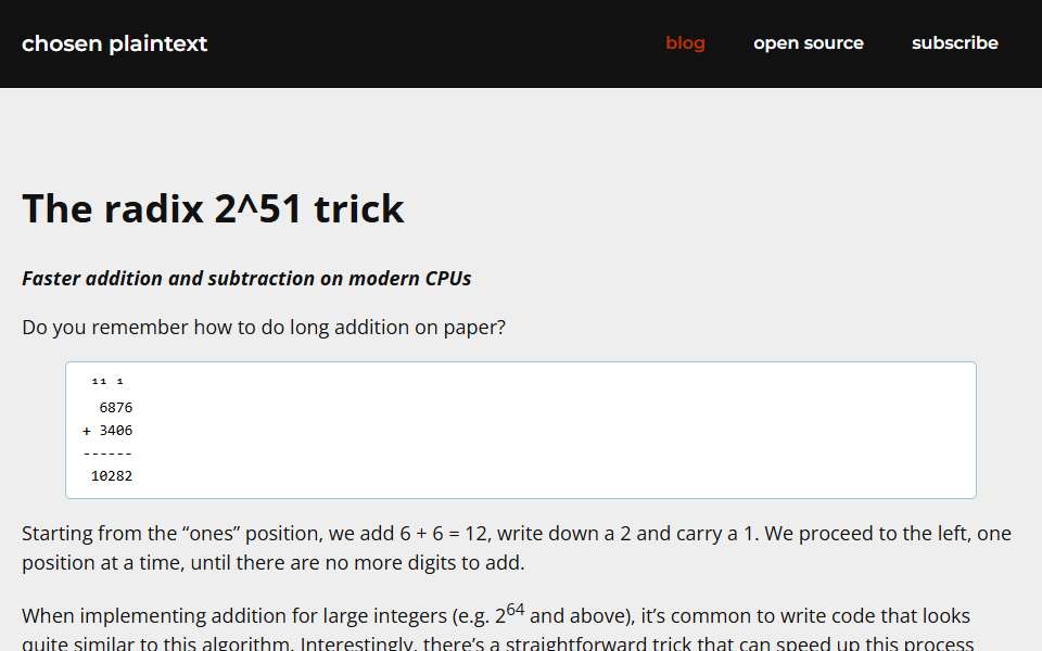 Screenshot of www.chosenplaintext.ca captured 2026-07-20
