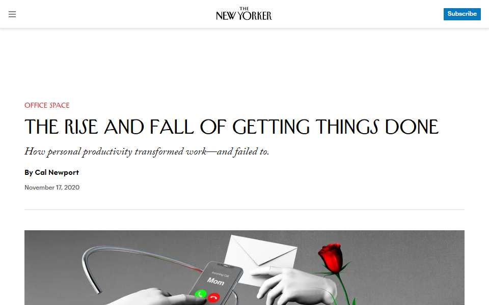 Screenshot of www.newyorker.com captured 2026-07-20