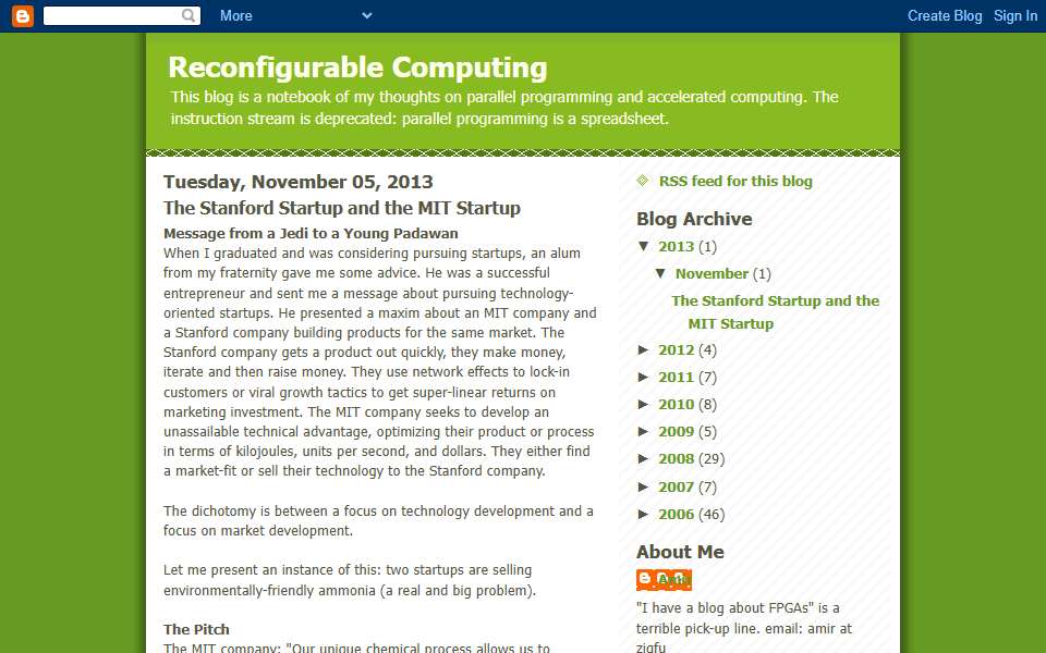 Screenshot of fpgacomputing.blogspot.com captured 2026-07-20